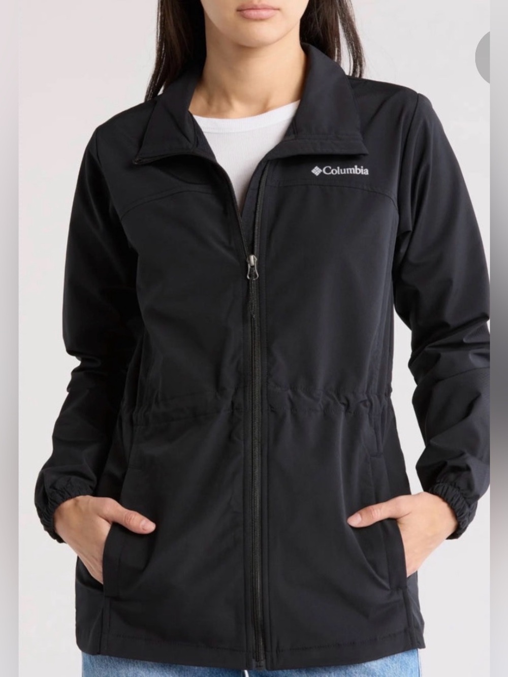 🖤COLUMBIA VISTA HILLS BLACK RAIN JACKET SIZE 3X🖤
